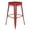 Red/Red, variant on Flash Furniture High Backless Poly Resin Bar Stool, Black Teak