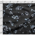 thumbnail image 2 of Soimoi Floral Print, Silk Fabric, Decor Sewing Fabric by The Yard 42 Inch Wide,Decorative Fabric for Shirts Suits Ties, Red, 2 of 5