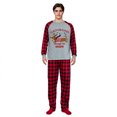 thumbnail image 5 of iHapHap Matching Family Christmas Pajamas, Dachshund Through Snow Long Sleeve Plaid Pants, 5 of 6