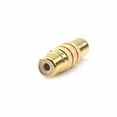 thumbnail image 6 of 2pcs RCA Audio Video Female to Female Jack Coupler Adapter Connector Gold Plated, 6 of 13