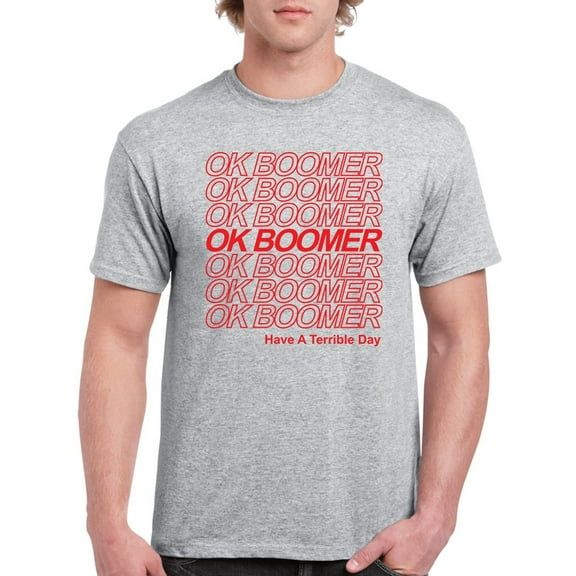 Ok Boomer Men T-Shirt, Male Small