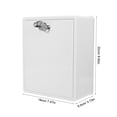 thumbnail image 2 of Niceauty Lockable Storage Box Milk Box White Rectangular WallMounted 1Set, 2 of 8