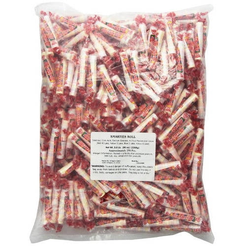 Smarties, Bulk Candy Rolls, 80 Oz