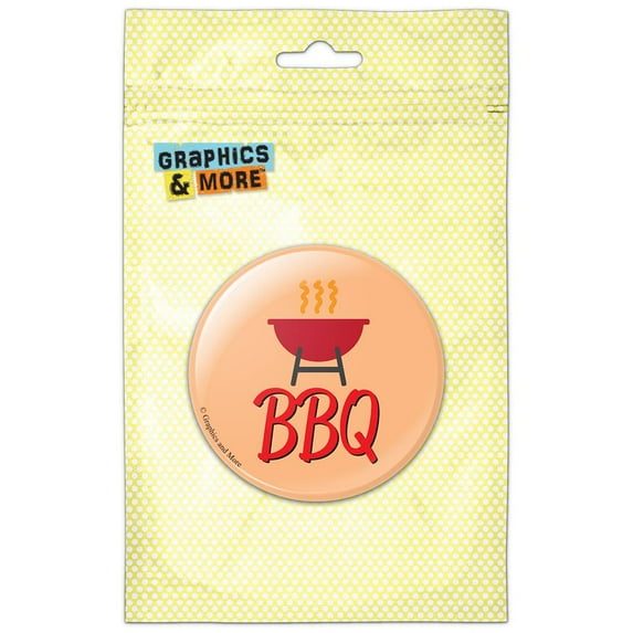 BBQ Barbecue Refrigerator Button Magnet