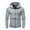 Grey, variant on LEEy-world Jackets for Men Men Flannel Jacket Quilted Shirt Jackets Winter Plaid Long Sleeve Coat with Snaps on Top of Zipper and Removable Hood Dark Gray,L