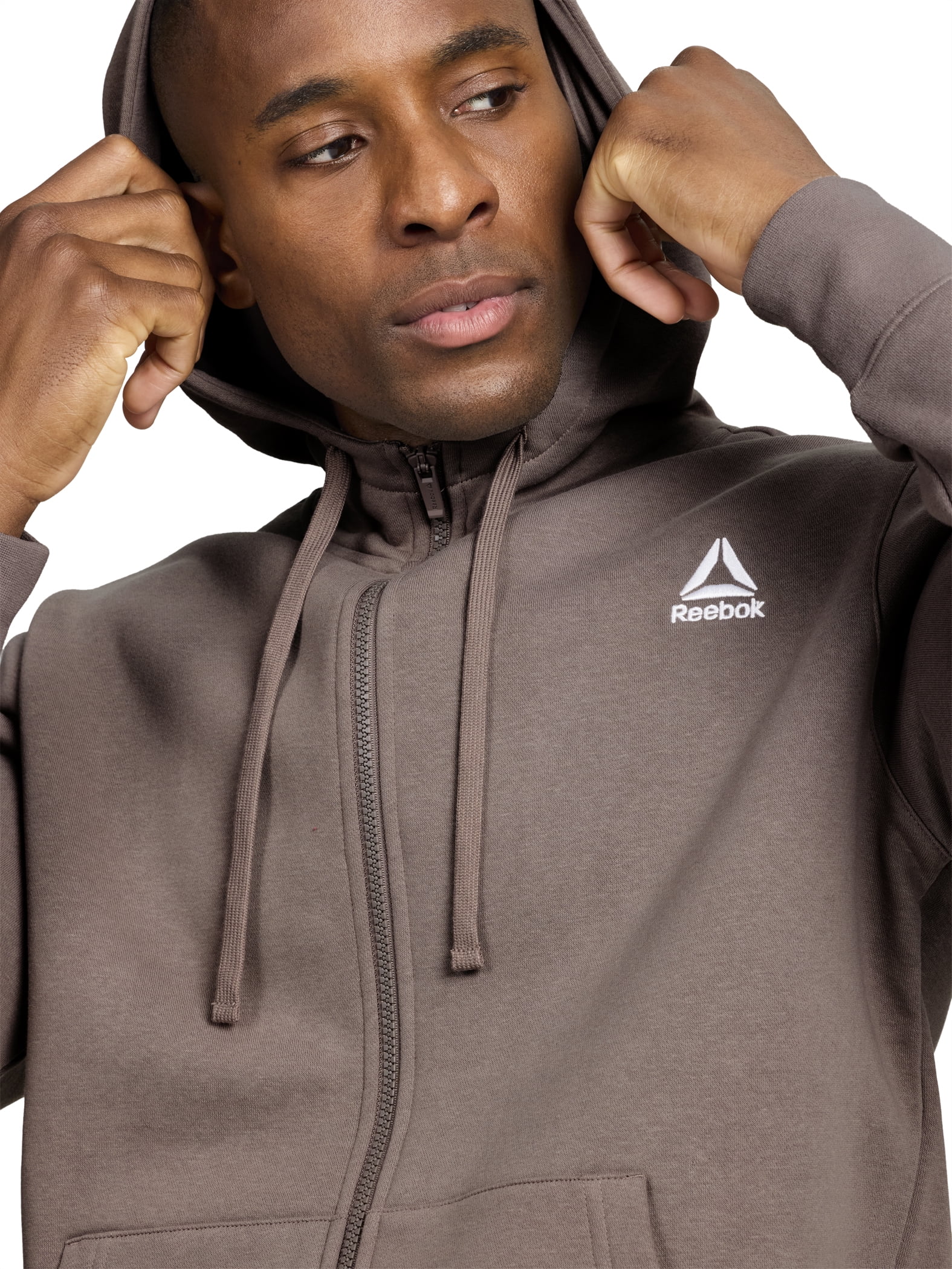 Reebok Men's and Big Men's Game Day Full Zip Hoodie, Sizes XS-5XL