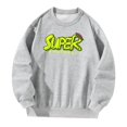 thumbnail image 3 of Sudadera con cuello redondo para hombre y mujer, Jersey, sudadera, ropa deportiva, cuello redondo, sin capucha, Tops holgados para deportes femeninos, , gris, xxl, 3 of 8