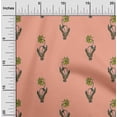 thumbnail image 1 of oneOone Cotton Poplin Fabric Leaves & Floral Block Fabric Prints By Yard 56 Inch Wide, 1 of 4