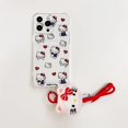 thumbnail image 3 of Funda de teléfono de Hello Kitty Sanrio para iPhone 15, 14, 13, 12, 11 Pro Max, funda suave de dibujos animados, 3 of 5