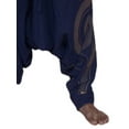 thumbnail image 4 of DYMADE Men Personalized Harem Pants Wide Leg Casual Printed Baggy Trousers, 4 of 4