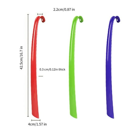 

9pcs Shoe Horn Easy to Use Long Handled Shoe Lifer Labor Saving Lightweight Shoe Aid Stick for Home Children Adults Men Women