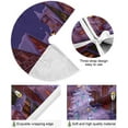 thumbnail image 2 of FMSHPON Town Street Xmas Christmas Tree Skirt Stand Mat for Holiday Party Decoration Indoor Outdoor 48 inches, 2 of 6