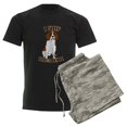 thumbnail image 6 of CafePress - I Sleep With Beagles Men's Dark Pajamas - Men's Dark Loose Fit Cotton Pajama Set, 6 of 7