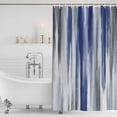 thumbnail image 4 of Abstract Navy Blue Waterproof Fabric Shower Curtain,Vintage Grey Street Painting Art Waterproof Fabric Shower Curtain for Bathroom Curtains Bathtubs Hotel Shower Curtains with 12 Hooks Small 36x78in, 4 of 8