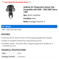 thumbnail image 2 of Ambient Air Temperature Sensor Clip - Compatible with 2000 - 2002 GMC Sierra 1500 2001, 2 of 2