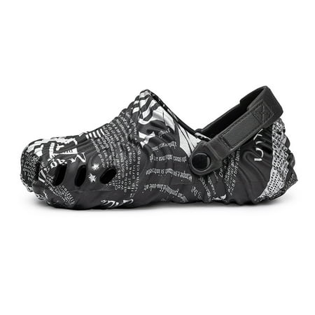 

Men s UK Flag Print Slip On Clogs Quick Dry Breathable Lightweight Sandals Shoes For Summer Garden Hiking Beach