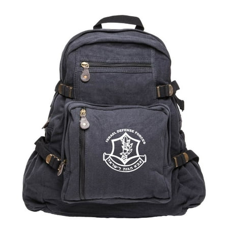 Air Force Backpacks - Army Force IDF Gear Israel Defense Forces Emblem Symbol Canvas Sport Backpack