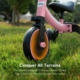 thumbnail image 2 of Besrey 5 in 1 Toddler Tricycle for 1 - 5 Years Old Boys and  Girls,Kids Balance Bicycles Child Trike,Pink, 2 of 11