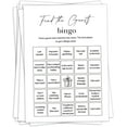thumbnail image 1 of Birthday Party Games, Find The Guest Bingo, 25 Pcs Card Set for Guests, Fun Birthday Game for Teen Adults – A08, 1 of 6
