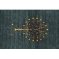 thumbnail image 1 of Ahgly Company Machine Washable Indoor Rectangle Contemporary Dark Slate Gray Green Area Rugs, 7' x 10', 1 of 7