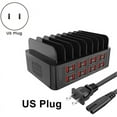 thumbnail image 5 of 150W 16-Port Universal USB Charger Multi-Device Charging Station with Tablet Stand for 15/14/13 Pro Max S24 US PLUG, 5 of 7