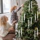 thumbnail image 1 of Colgantes De Plástico Adornos navideños de plástico transparente para árbol (juego de Rkxzt, 1 of 9