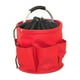 thumbnail image 2 of Cesta plegable con asa, bolsa para herramientas de jardín, cesta organizadora para picnic con cordón para jardinería, senderismo, parques temáticos y Rojo, 2 of 8