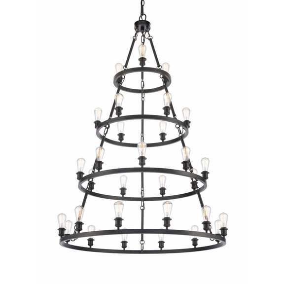 Innovations Lighting - Saloon - 30 Light Chandelier In Industrial Style-73.5