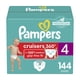 thumbnail image 1 of Pañales Pampers Cruisers 360, tamaño 4, suministro para un mes, 144, 1 of 9