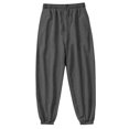 thumbnail image 4 of cfhntfmh Men's Sweatpants with Pockets Soft Stretch Elastic Low Waisted Lounge Pants for Yoga Gym Workout Jogger, 4 of 6
