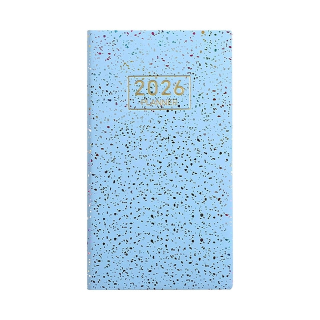 Maplenight A6 Mini Notebook Planner Pocket Planner Notebook - Portable Daily Planner for Daily Scheduling, Travel Journaling & Organizing Blue