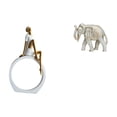 thumbnail image 1 of Figura De Elefante De Madera, Estatua Abstracta De Animal, Escultura Tallada A Mano Para Estantería, Dormitorio, Escritorio, Centro De Mesa, Regalo Versátil Para Lectores., 1 of 8