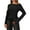 Black, variant on Womens Bell Long Sleeve Tops Going Out Knitted Pullover Sweater 2025 Fall Fashion Lightweight Winter Shirts