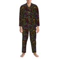 thumbnail image 3 of Fotbe Casino Icons Pijama de Hombre con Estampado de Manga Larga, Conjunto de 2 Piezas, Ropa de Dormir Suave y Cómoda con Bolsillos-XX-Large, 3 of 7
