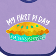 thumbnail image 4 of Inktastic My 1st Pi Day Blue Green Pie Pan Pun Boys or Girls Baby Bib, 4 of 4