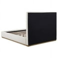 thumbnail image 4 of Knox Upholstered Queen Platform Bed Cream, 4 of 4