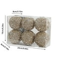 thumbnail image 3 of Qocolhg Christmas Decorations Indoor Outdoor, Exquisite Christmas Ball Creatives Design Holiday Party Venue Decoration Decorations Christmas Tree Hanging Decorations Gift Ball, on Sale Clearance!, 3 of 6