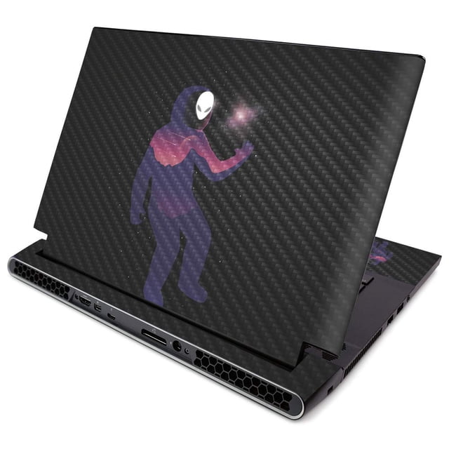 MightySkins Carbon Fiber Skin for Alienware M15 R2 (2019) - Astronaut | Protective, Durable Textured Carbon Fiber Finish | Easy to Apply, Remove, and Change Styles | Made in The USA