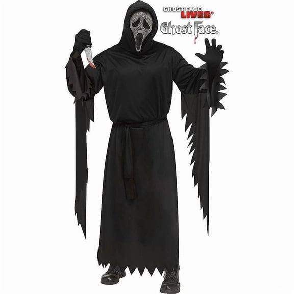 Fun World Men's Ghost Face Bling Costume, One Size