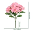 thumbnail image 3 of Artificial Flowers Outdoor Fake Silk Flowers 31x18cm –Weather-Resistant Faux Plants, Low Maintenance Garden Decor, Patio Home Wedding Display, 3 of 6