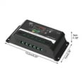 thumbnail image 4 of 30A 12V 24V Black Safety Solar Controller Automatic Solar Charge Regulator Battery Cells Charger With Indicator Light ,Safe to Use, 4 of 7