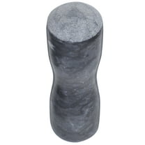 SOPOTUTU Stone Mortar and Pestle Set for Garlic Crushing, Cylindrical Kitchen Tool for Food Preparation and Home Cooking