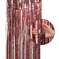 thumbnail image 2 of 100x200cm Parti Rideau Brillant Uniforme Couleur Aluminium Adhésif Frange Rideau pour Parti, 2 of 8