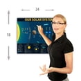 thumbnail image 3 of Solar System LARGE LAMINATED kids educational planets space BIG poster chart class teaching science children, 3 of 3