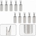 thumbnail image 4 of 10-Pack Stainless Steel Corn Cob Holders with Prongs for Grilling and Serving Fruits, 4 of 4