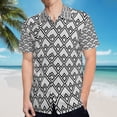 thumbnail image 5 of High Quality Hawaiian Shirts for Men Short Sleeve Aloha Beach Shirt Floral Summer Casual Button Down Shirts Blouses IT4Q9Q, 5 of 7