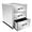-18W x 24H x 23D, variant on Stainless Steel Outdoor Kitchen 3-Drawer BBQ Drawer - Built-in, Flush Mount - 16Wx23Dx21H