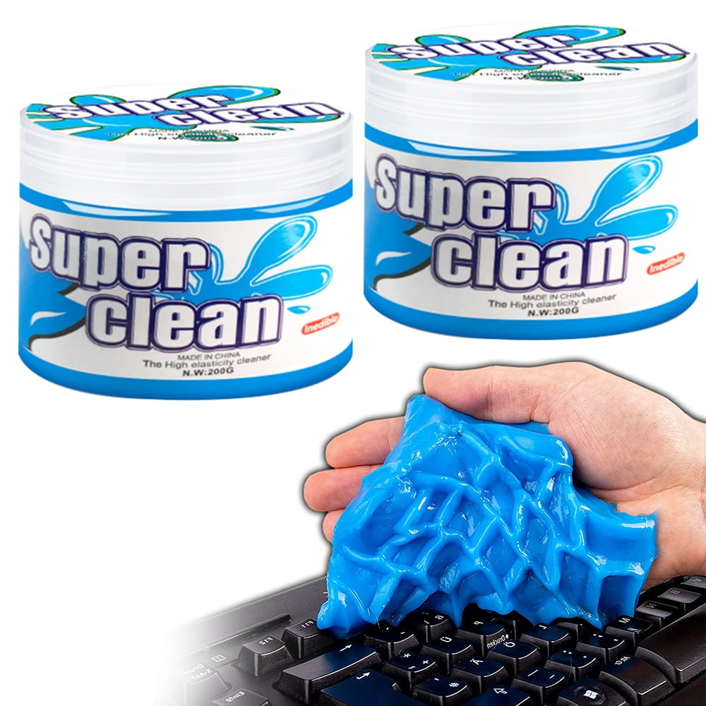 Magic Sticky Clean Glue Gum Gel Cleaning Car Interior Keyboard Dust Cleaner 1 x 