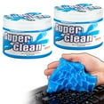 thumbnail image 1 of 2PCS Dust Cleaning Mud,Keyboard Cleaner Universal Sticky Slime for Cleaning Goop Magic Dust Cleaner Gel for Laptops,Car Vents,Printers Calculators, 1 of 5