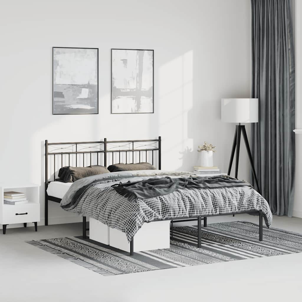 Ikea Queen size Bed frame with storage, black, Lönset 38382.52623